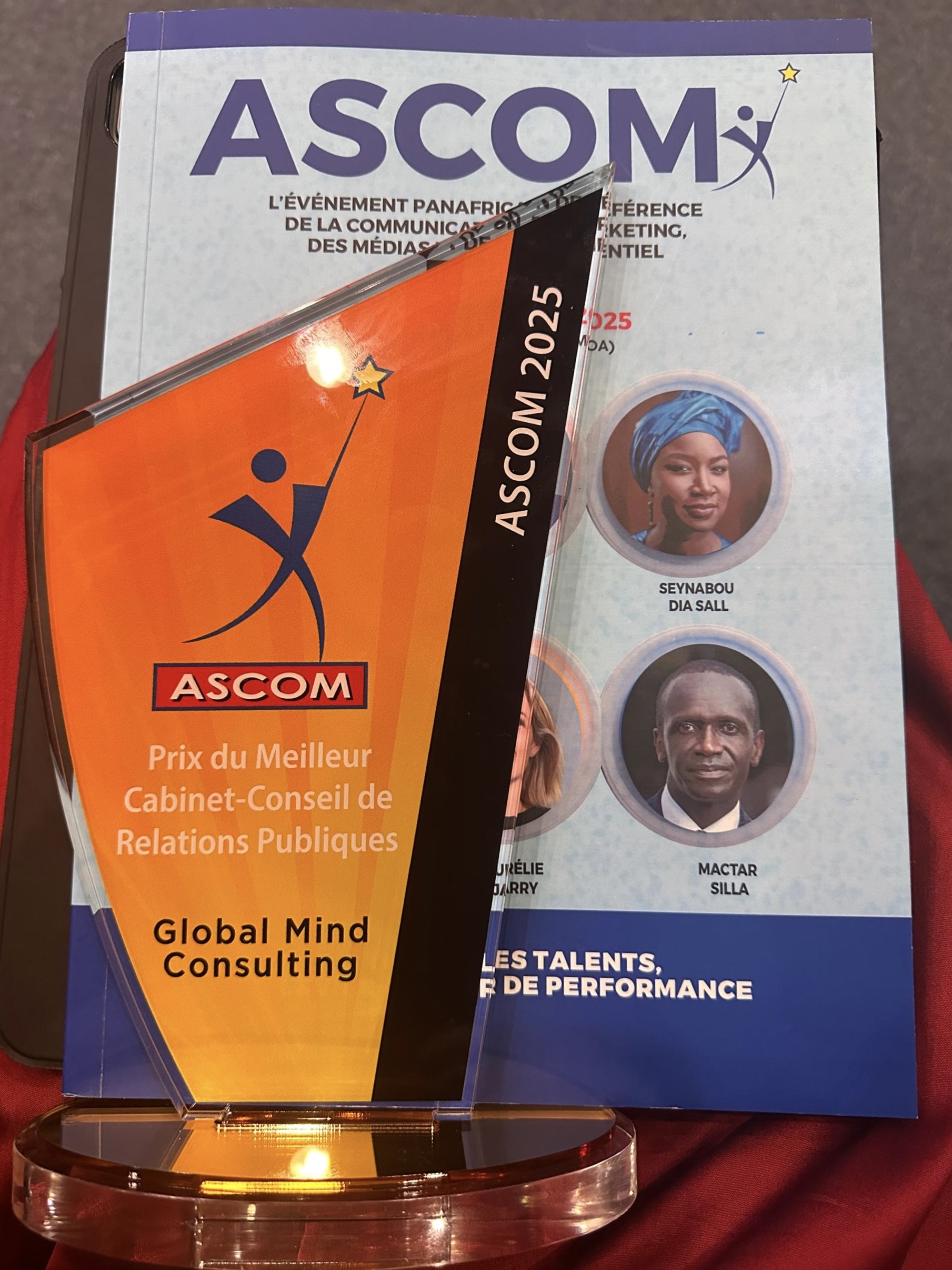 Global Mind Consulting, voix stratégique de l’Afrique, primé aux ASCOM 2025