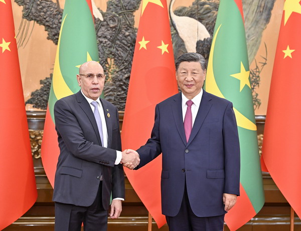 Xi et le président mauritanien Ghazouani échangent des félicitations à l&rsquo;occasion du 60e anniversaire des relations diplomatiques