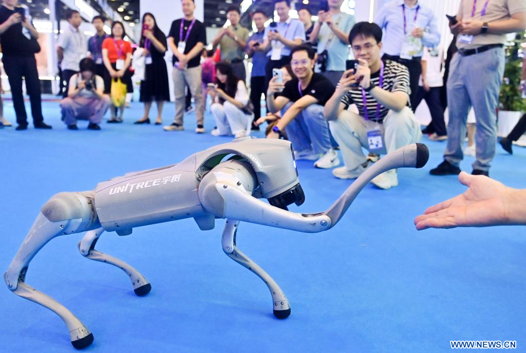 Chine : robots lors de l&rsquo;Exposition Chine-ASEAN