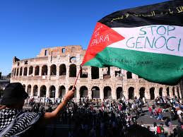Manifestations massives en Europe : Rome et Barcelone s’embrasent pour Gaza
