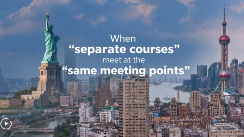 Chine & Etats-Unis : quand des « chemins distincts » se rencontrent aux « mêmes points de convergences »