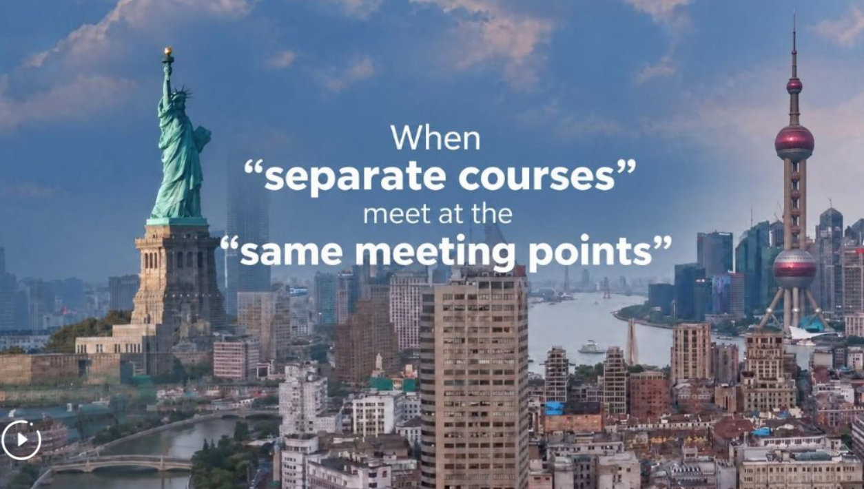 Chine & Etats-Unis : quand des « chemins distincts » se rencontrent aux « mêmes points de convergences »