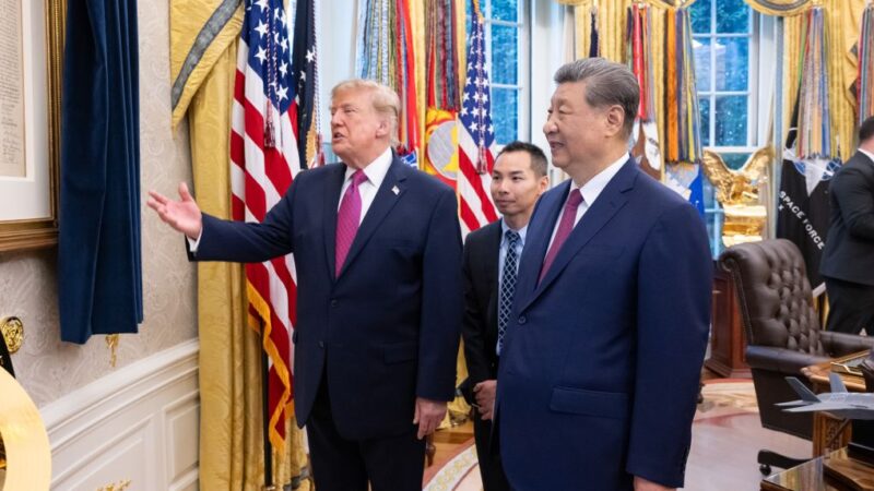 Xi tient des échanges en petit comité avec Trump